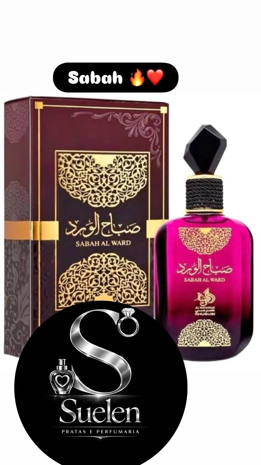 Sabah Al Ward — perfume árabe