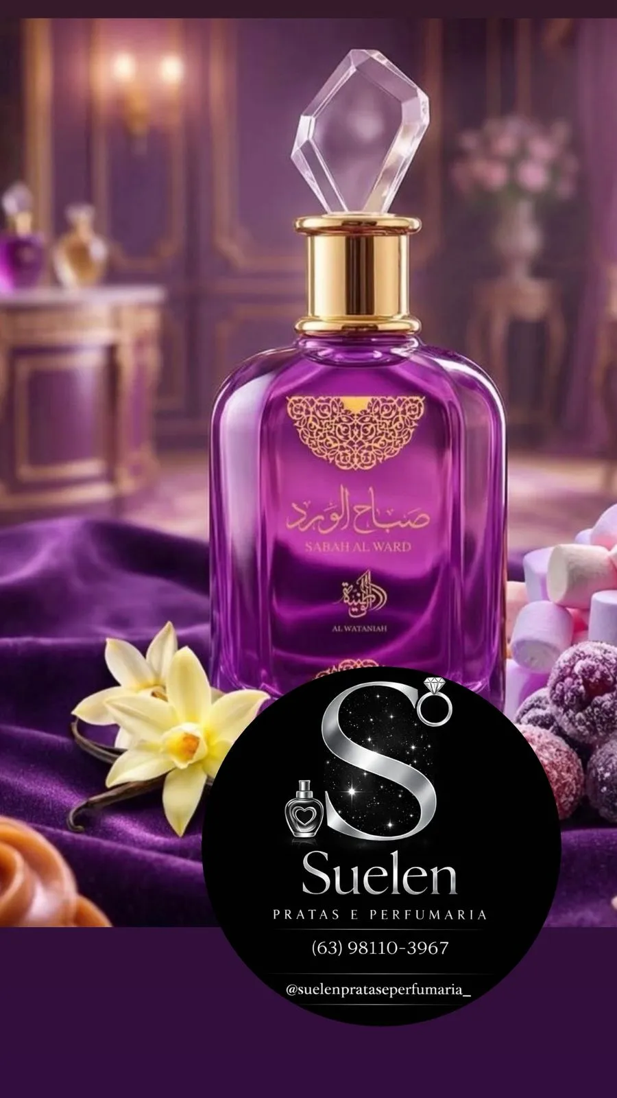 Sabah Al Ward Delilah — perfume árabe