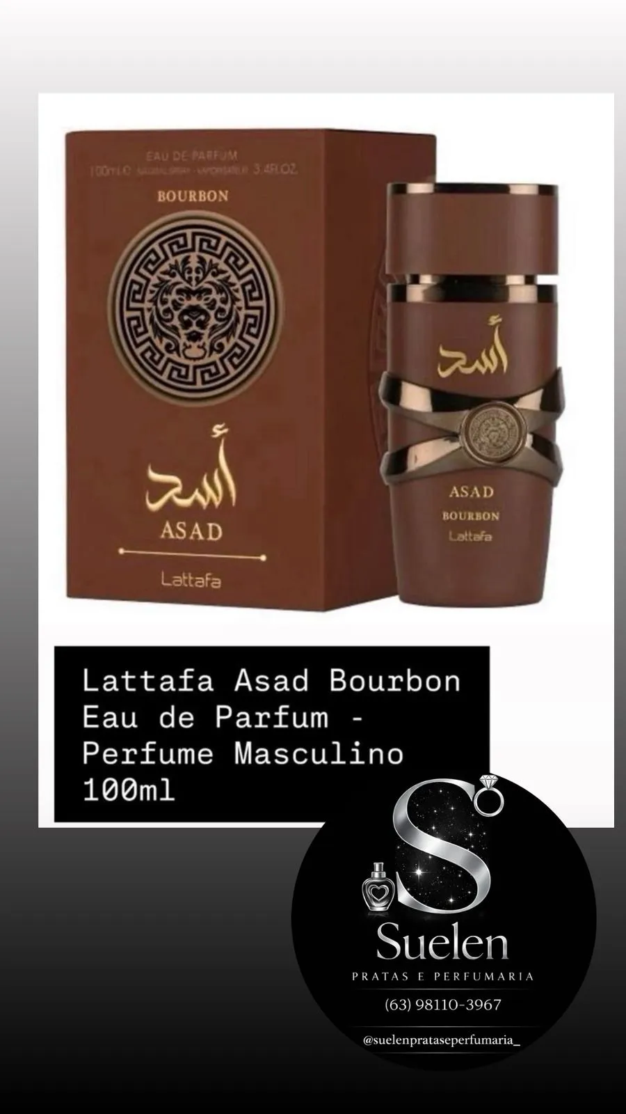 Asad Bourbon — perfume árabe