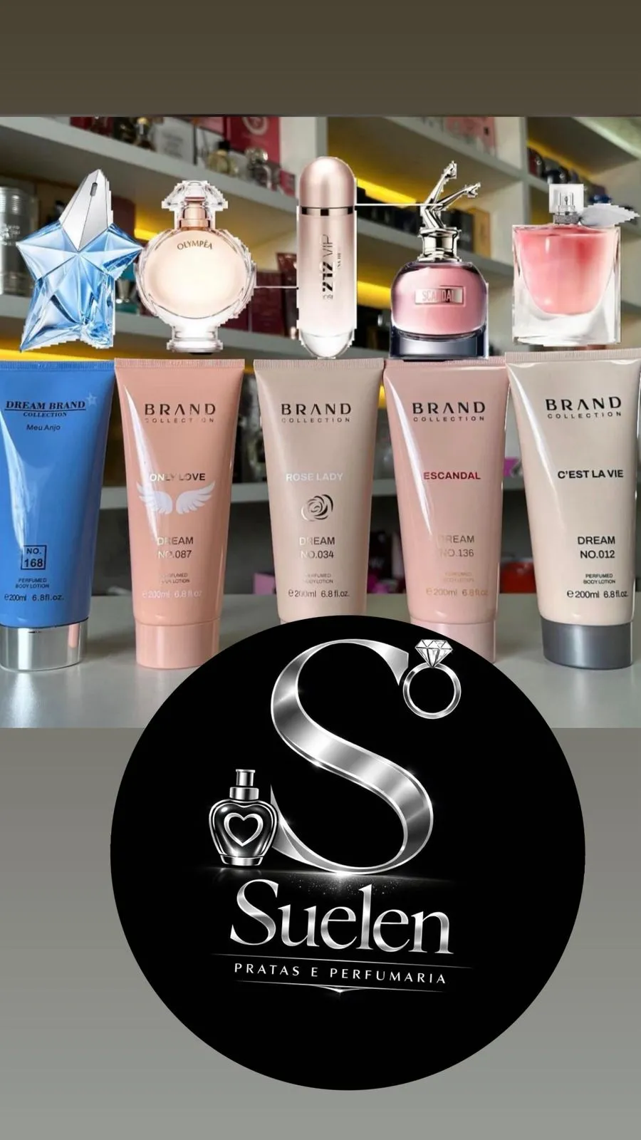 Hidratantes Brand Collection — linha corporal
