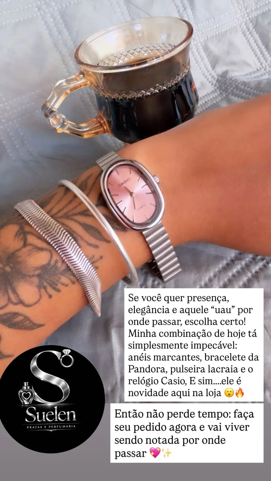 Relógio Casio Rosé — relógio